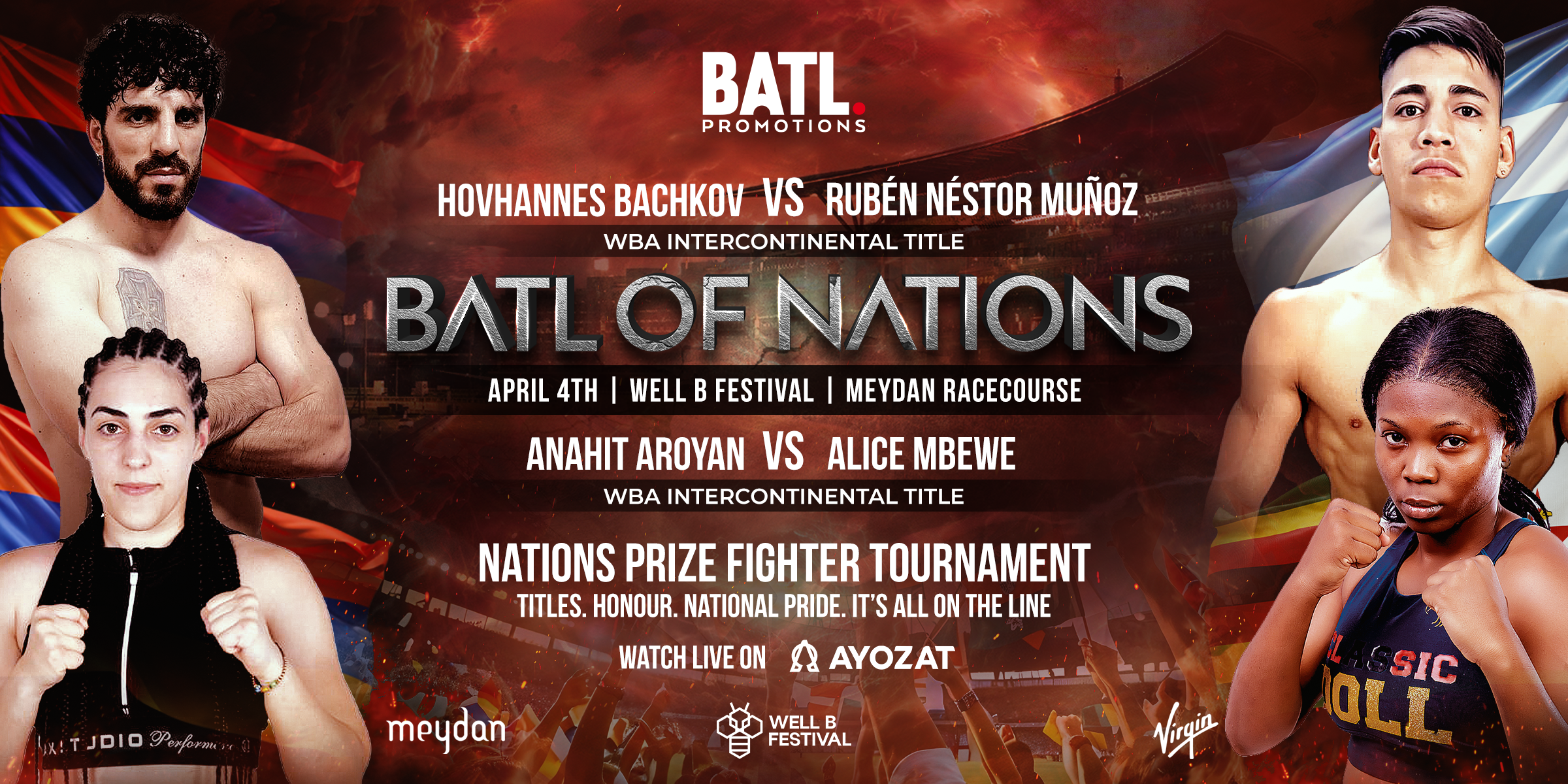 BATL of Nations Fight Night at Well B Festival